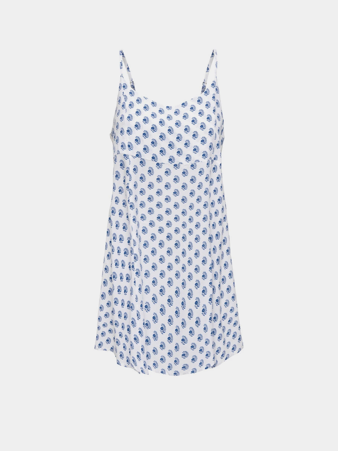 Платья Only LIANA LIFE STRAP SHORT DRESS модель 15375233_Cloud Dancer BLUE DITSY Фото