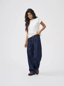 Джинсы Only GIANNA MW STRAIGHT DNM модель 15361587_Dark Blue Denim RINSE Фото