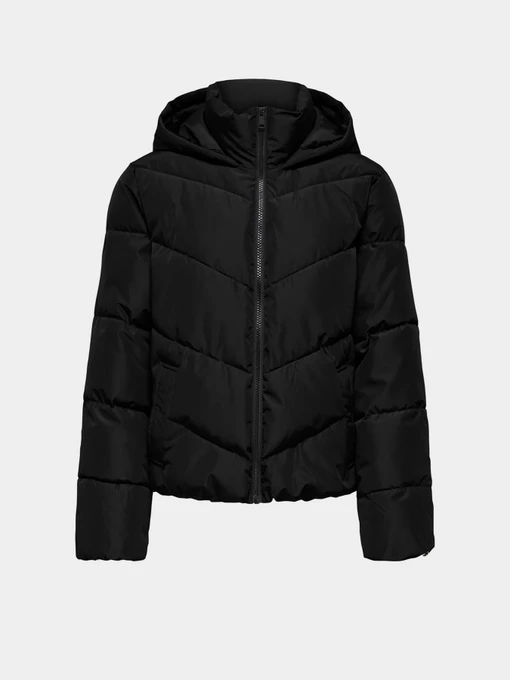 Куртки та дублянки Only CLAIR PUFFER HOOD JACKET модель 15373797_Black Фото