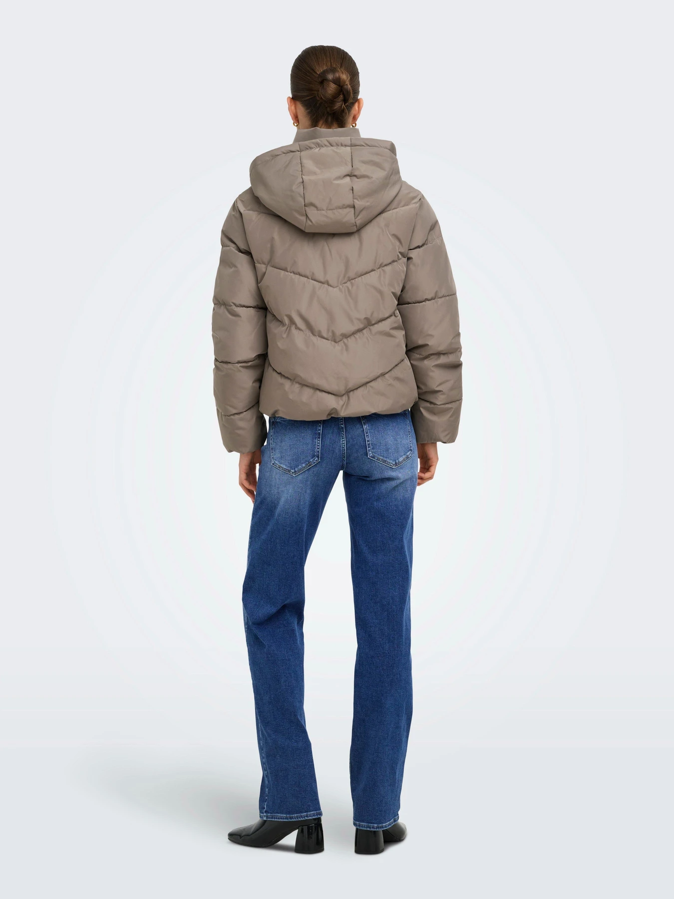 Куртки та дублянки Only CLAIR PUFFER HOOD JACKET модель 15373797_Walnut Фото