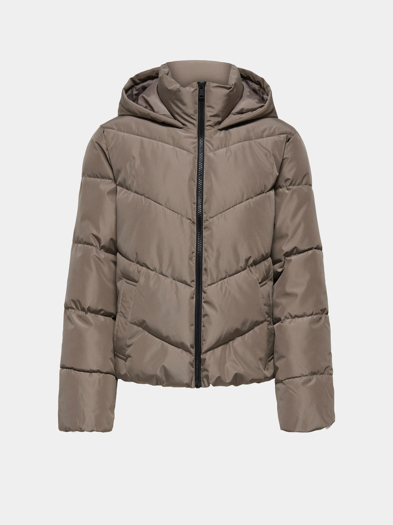Куртки та дублянки Only CLAIR PUFFER HOOD JACKET модель 15373797_Walnut Фото