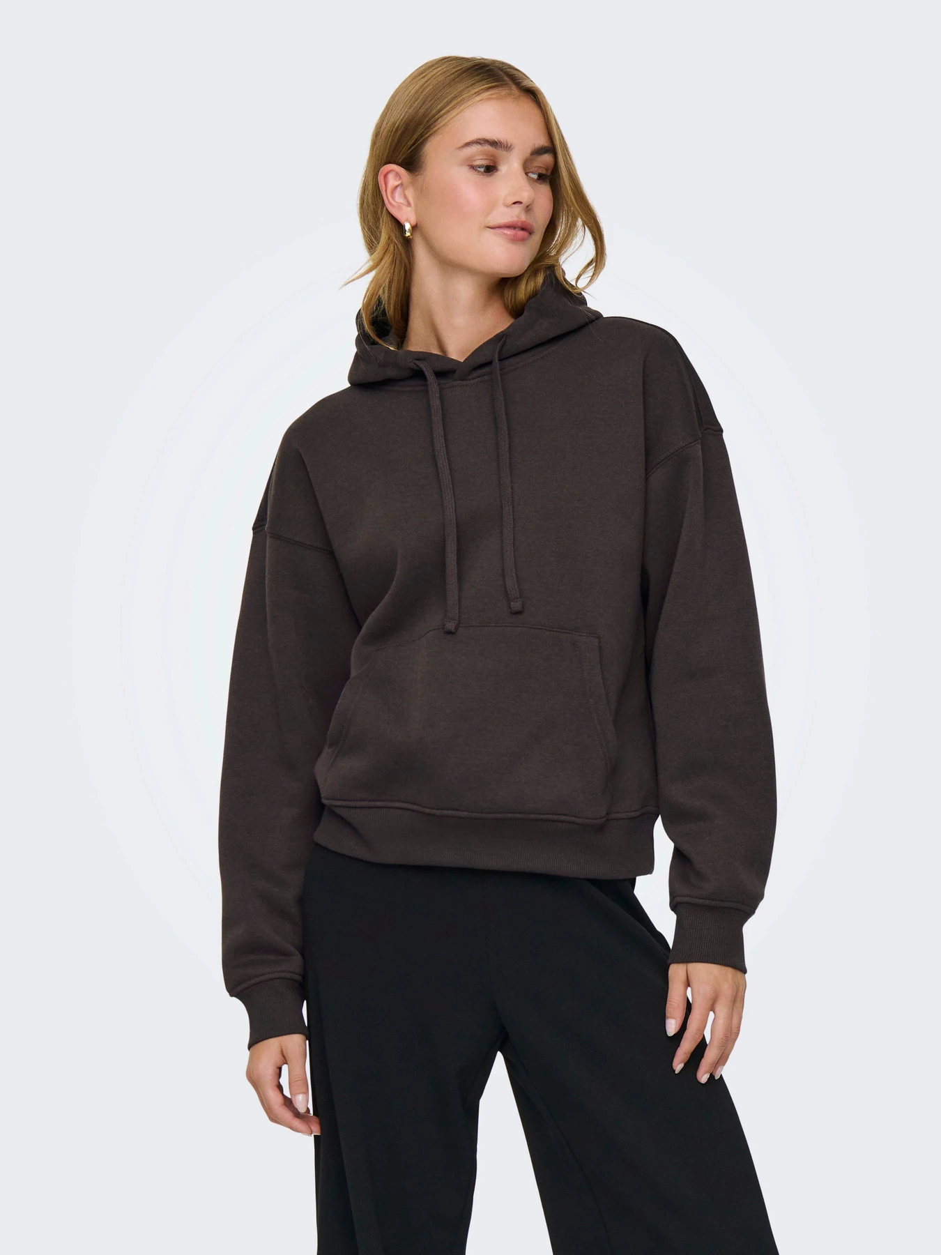 Худи и свитшоты Only BEST L/S HOOD SWT модель 15338730_Chocolate Torte Фото