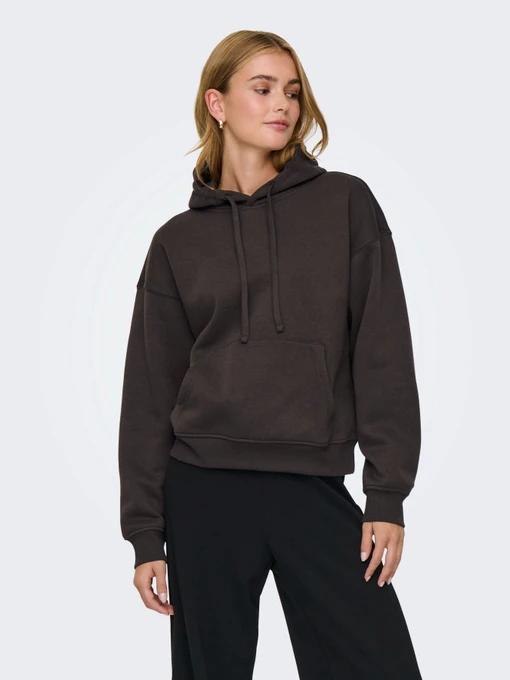 Худи и свитшоты Only BEST L/S HOOD SWT модель 15338730_Chocolate Torte Фото