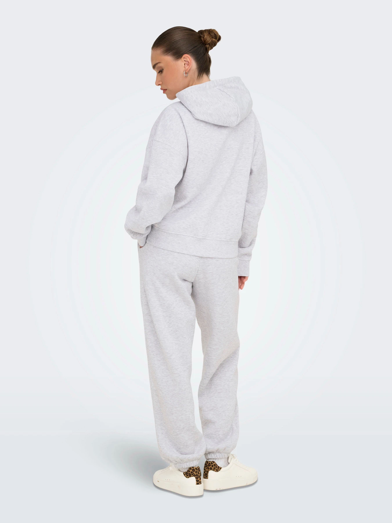 Худи и свитшоты Only BEST L/S HOOD SWT модель 15338730_Light Grey Melange Фото