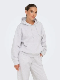 Худи и свитшоты Only BEST L/S HOOD SWT модель 15338730_Light Grey Melange Фото