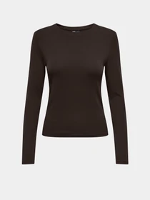 Худи и свитшоты Only RILEY O-NECK L/S TOP JRS модель 15323159_Black Coffee Фото