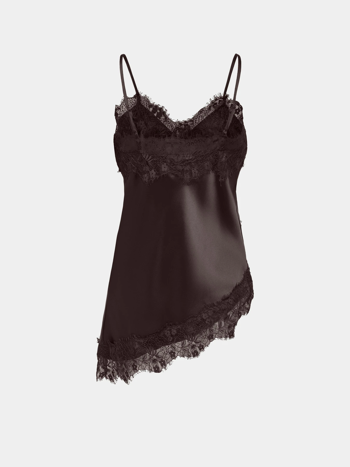 Футболки і поло Only INDONA STRAP SATIN LACE TOP модель 15380352_Chocolate Torte Футболки і поло Only INDONA STRAP SATIN LACE TOP модель 15380352_Chocolate Torte Фото