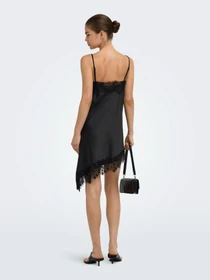 Платья Only INDONA STRAP SATIN LACE DRESS модель 15382051_Black Фото