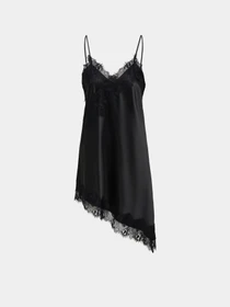 Платья Only INDONA STRAP SATIN LACE DRESS модель 15382051_Black Фото