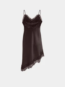 Платья Only INDONA STRAP SATIN LACE DRESS модель 15382051_Chocolate Torte Фото