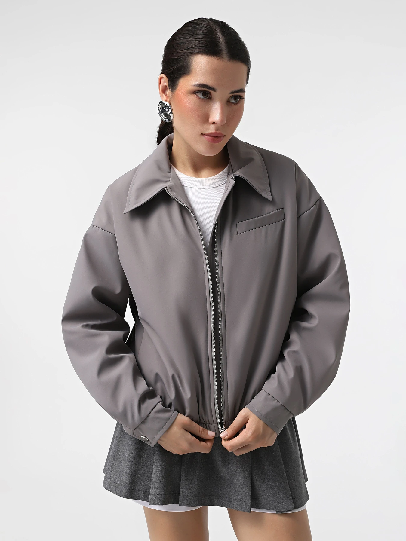 Куртки та дублянки ONE BY ONE x INTERTOP модель 13037-4 Фото