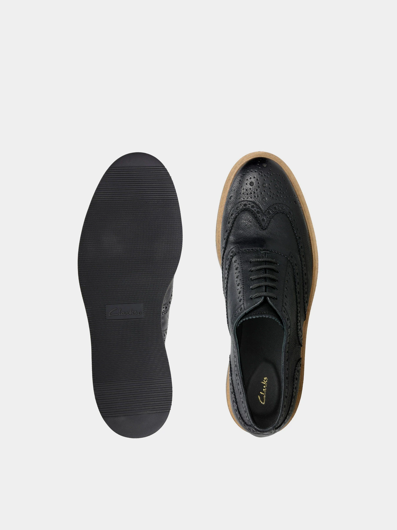 Туфли и лоферы Clarks Baille Brogue модель 26157414 Туфли и лоферы Clarks Baille Brogue модель 26157414 Фото
