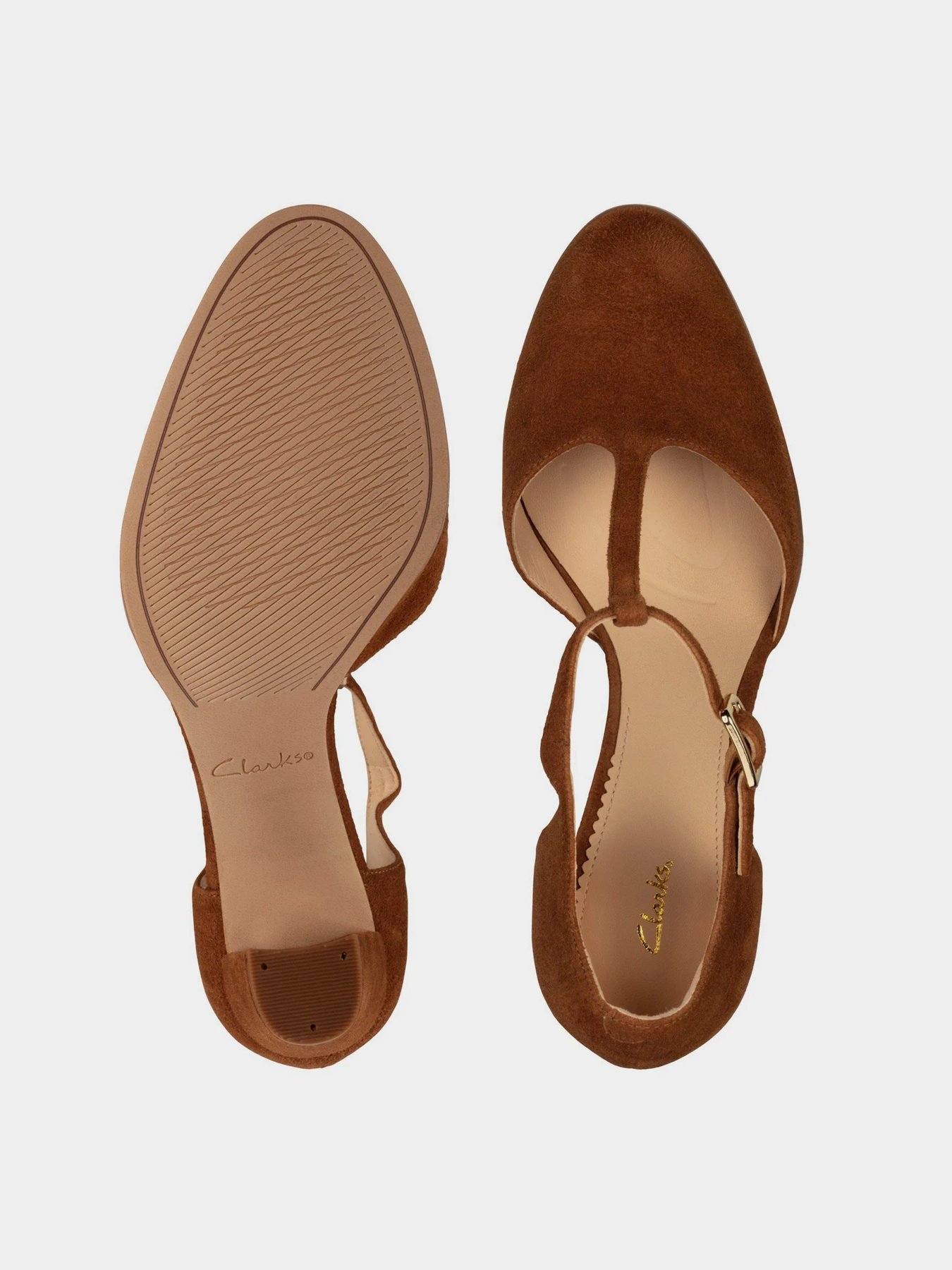 Босоніжки Clarks Kaylin 85 T Bar модель 26156391 Босоніжки Clarks Kaylin 85 T Bar модель 26156391 Фото