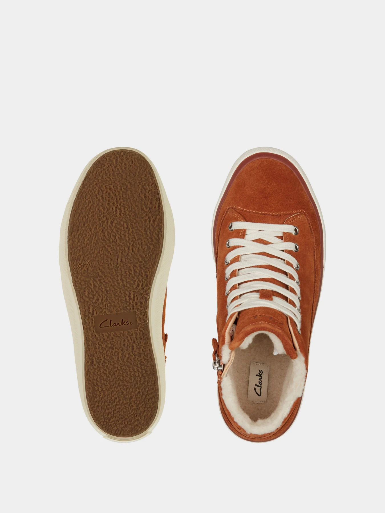 Кеды Clarks Aceley Zip Hi модель 26161489 Кеды Clarks Aceley Zip Hi модель 26161489 Фото