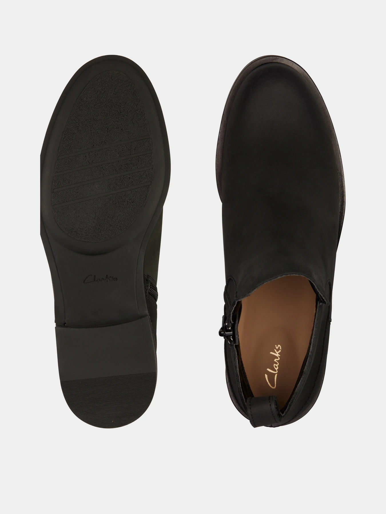 Ботинки и сапоги Clarks Memi Zip модель 26161654 Ботинки и сапоги Clarks Memi Zip модель 26161654 Фото