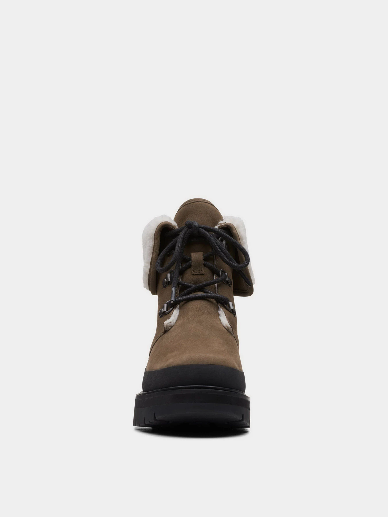 Черевики та чоботи Clarks  Orianna Turn Dark Olive Warmlined модель 26167808 Фото