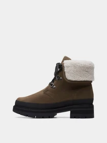 Черевики та чоботи Clarks  Orianna Turn Dark Olive Warmlined модель 26167808 Фото