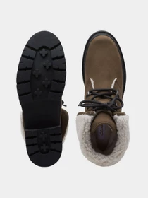 Черевики та чоботи Clarks  Orianna Turn Dark Olive Warmlined модель 26167808 Фото