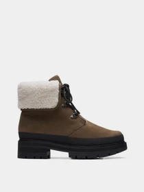 Черевики та чоботи Clarks  Orianna Turn Dark Olive Warmlined модель 26167808 Фото