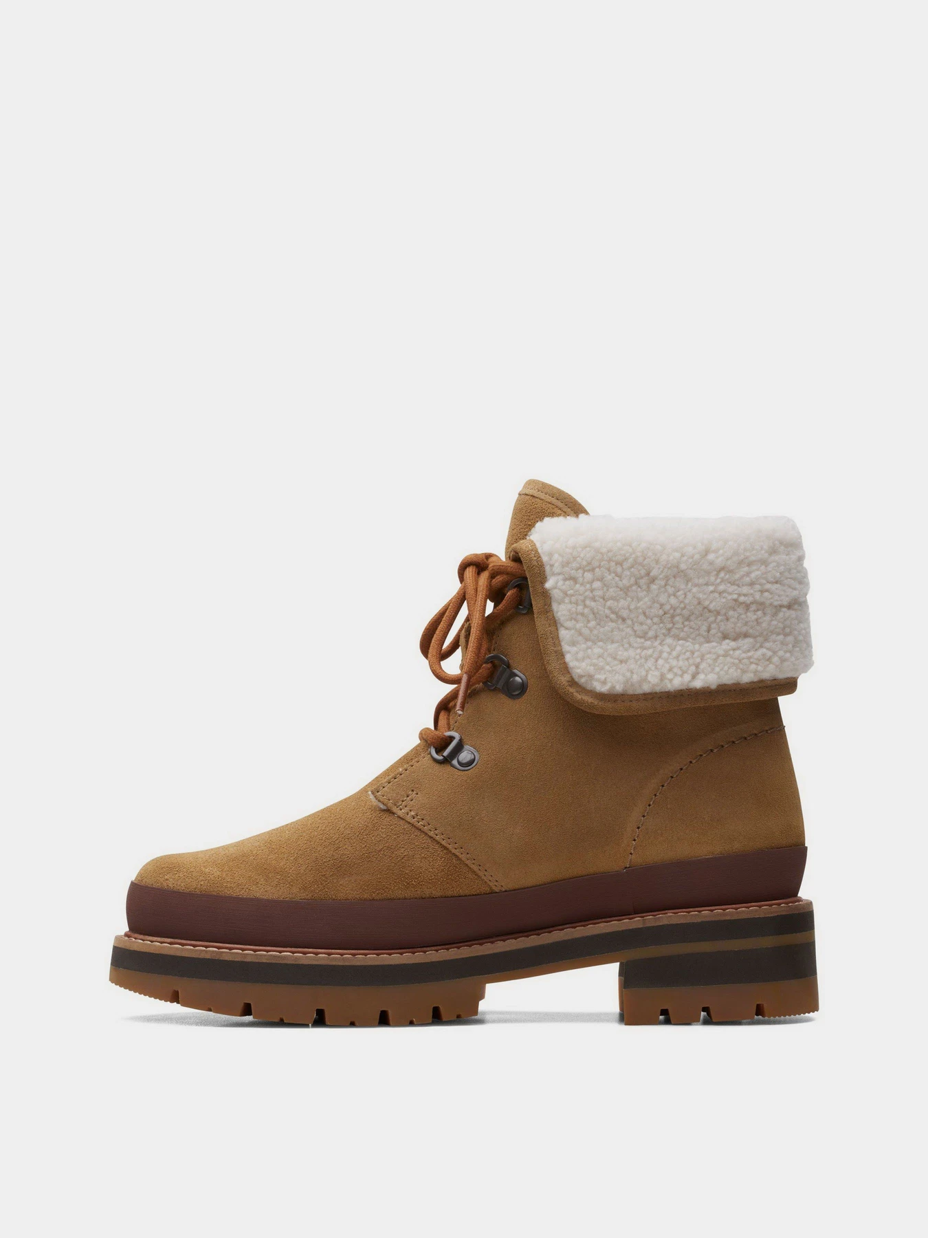 Ботинки и сапоги Clarks Orianna Turn Dark Olive Warmlined модель 26167886 Ботинки и сапоги Clarks Orianna Turn Dark Olive Warmlined модель 26167886 Фото