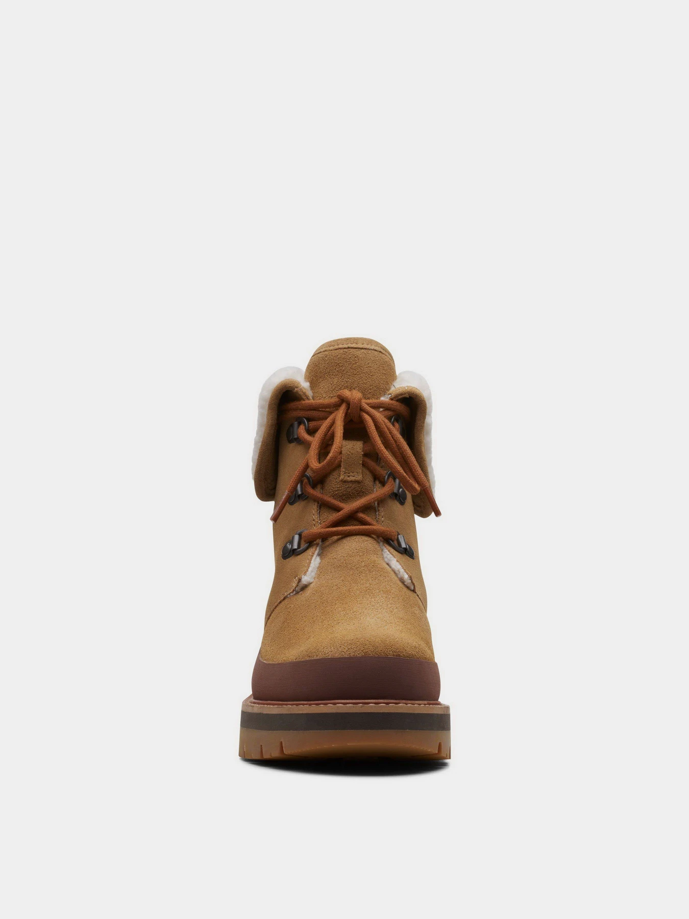 Ботинки и сапоги Clarks Orianna Turn Dark Olive Warmlined модель 26167886 Ботинки и сапоги Clarks Orianna Turn Dark Olive Warmlined модель 26167886 Фото