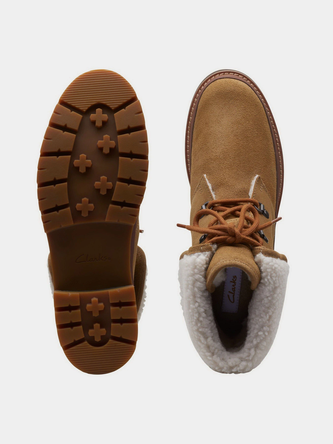 Ботинки и сапоги Clarks Orianna Turn Dark Olive Warmlined модель 26167886 Ботинки и сапоги Clarks Orianna Turn Dark Olive Warmlined модель 26167886 Фото