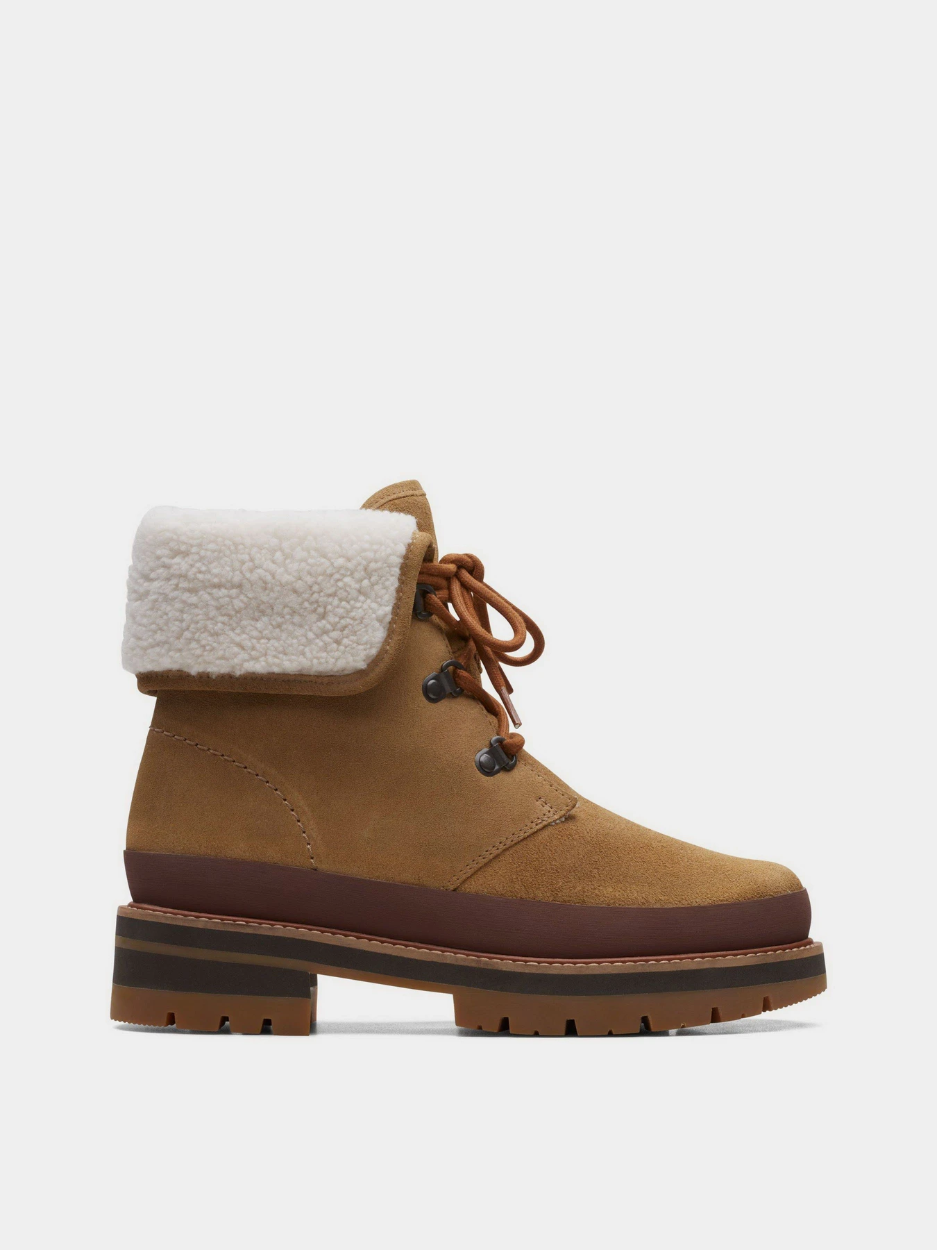 Ботинки и сапоги Clarks Orianna Turn Dark Olive Warmlined модель 26167886 Ботинки и сапоги Clarks Orianna Turn Dark Olive Warmlined модель 26167886 Фото