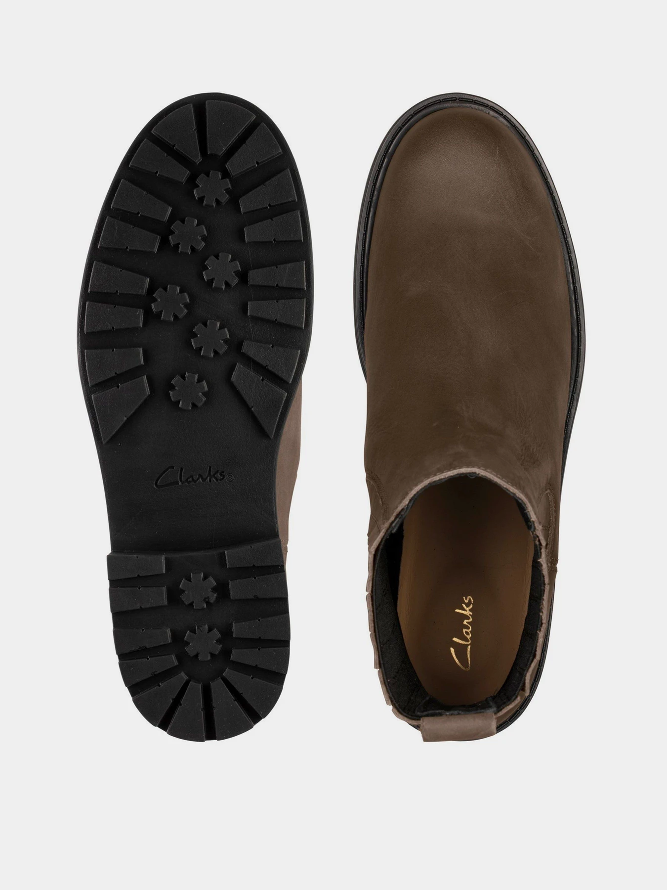 Черевики та чоботи Clarks Orinoco2 Mid Taupe Oily Lea модель 26167963 Черевики та чоботи Clarks Orinoco2 Mid Taupe Oily Lea модель 26167963 Фото