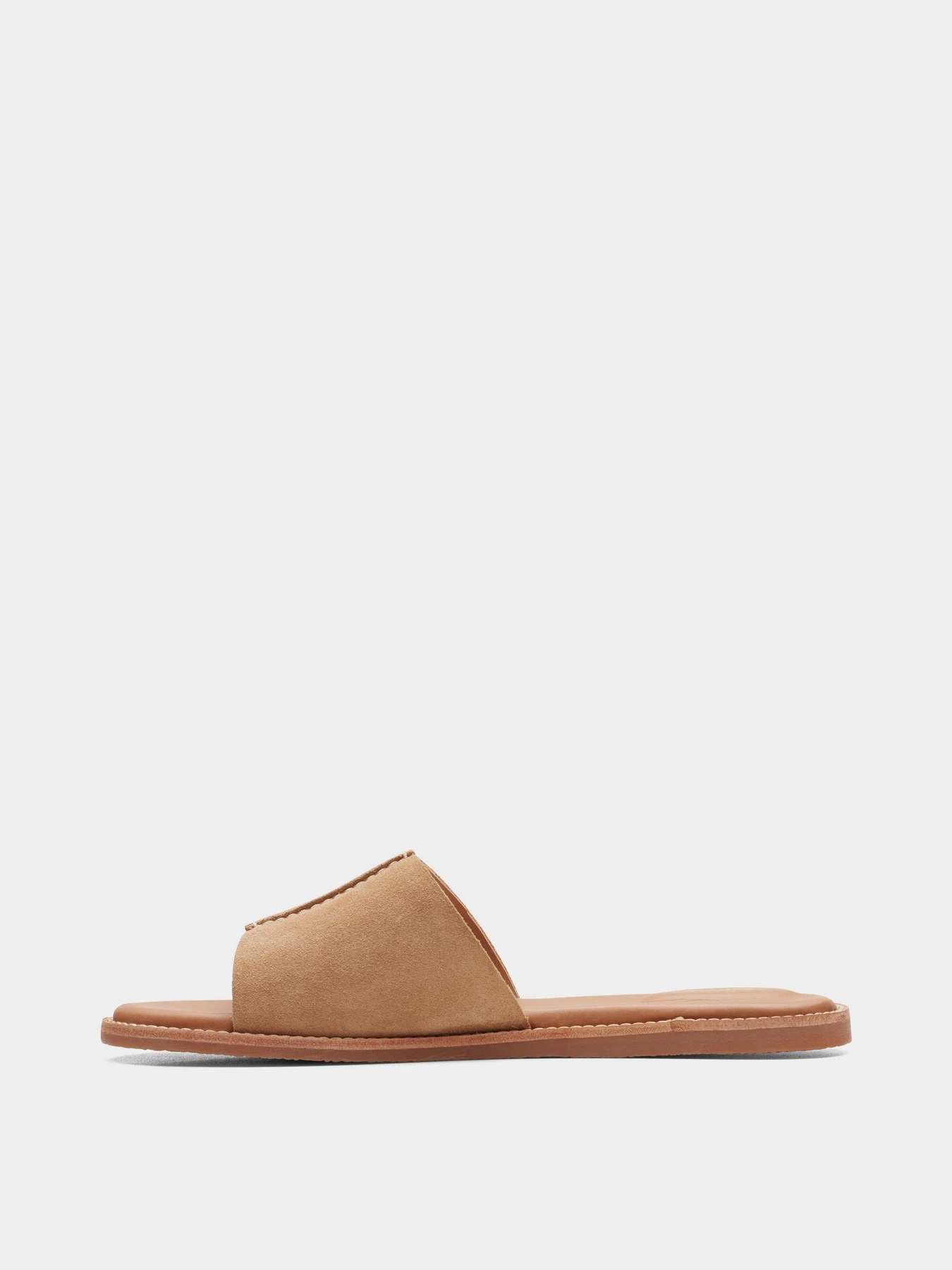 Шльопанці Clarks Karsea Mule Light Tan Suede модель 26166690 Шльопанці Clarks Karsea Mule Light Tan Suede модель 26166690 Фото