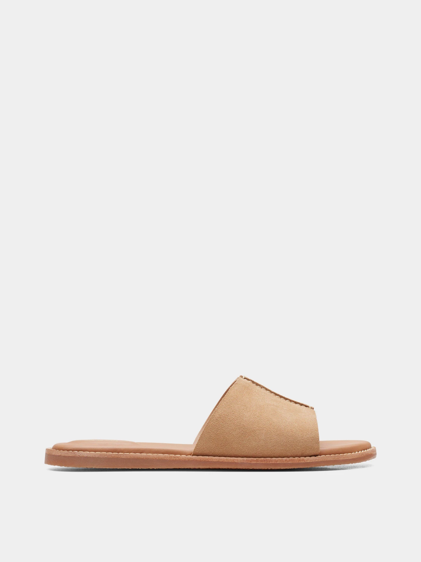 Шльопанці Clarks Karsea Mule Light Tan Suede модель 26166690 Шльопанці Clarks Karsea Mule Light Tan Suede модель 26166690 Фото