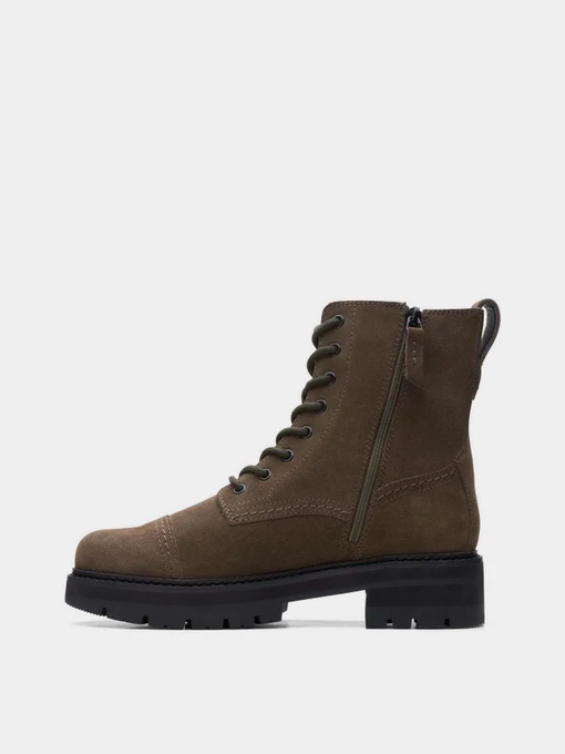 Замшеві Жіночі Черевики Clarks Orianna Cap фото 3