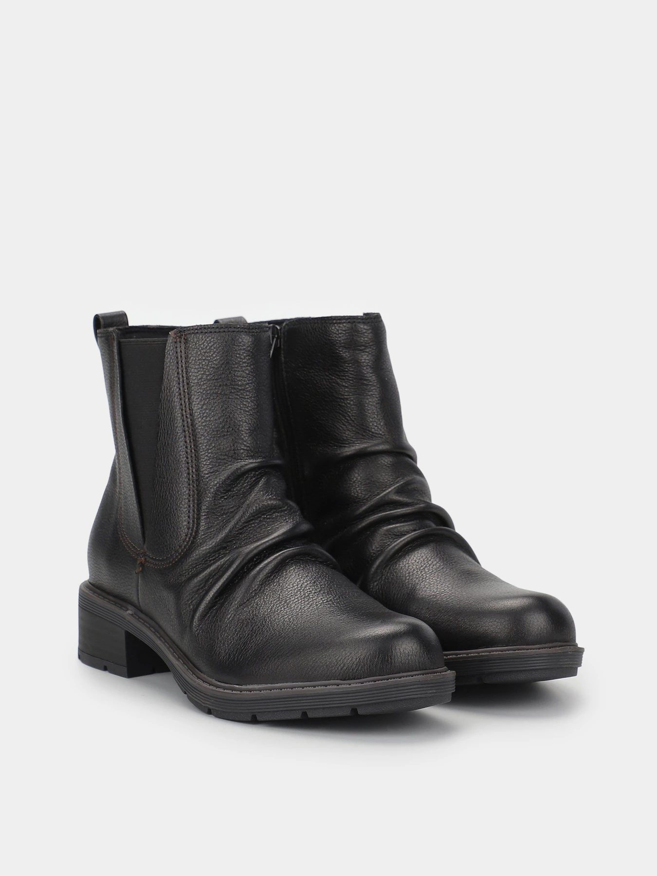 Ботинки и сапоги Clarks Hearth Rose Black Leather модель 26174243 Ботинки и сапоги Clarks Hearth Rose Black Leather модель 26174243 Фото