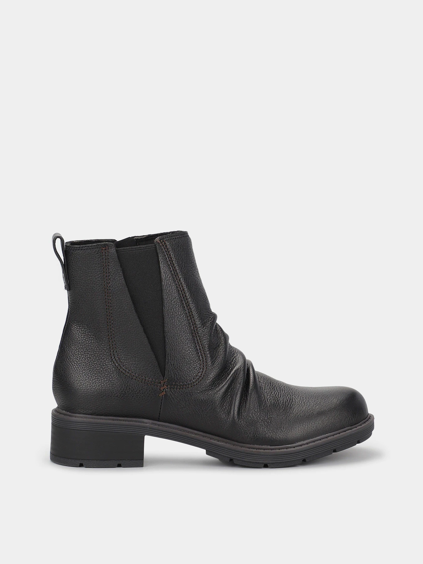 Ботинки и сапоги Clarks Hearth Rose Black Leather модель 26174243 Ботинки и сапоги Clarks Hearth Rose Black Leather модель 26174243 Фото