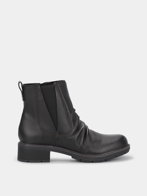 Черевики та чоботи Clarks Hearth Rose Black Leather модель 26174243 Фото