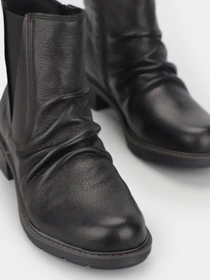 Ботинки и сапоги Clarks Hearth Rose Black Leather модель 26174243 Фото