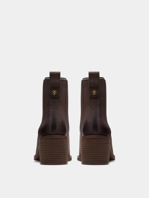 Шкіряні Жіночі Ботильйони Clarks Chamberly Top фото 3