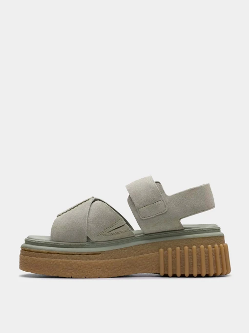Замшеві Жіночі Босоніжки Clarks Evamar Wish фото 2