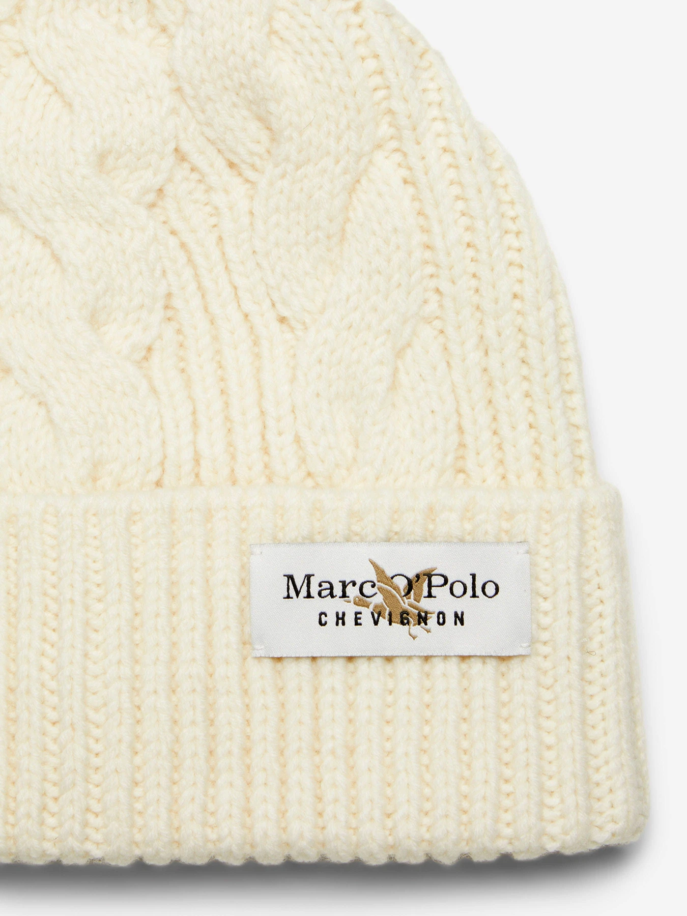 Шапки та кепки Marc O’Polo Mo'P X Chevignon Cable Knit Beanie модель 308614601075-156 Шапки та кепки Marc O’Polo Mo'P X Chevignon Cable Knit Beanie модель 308614601075-156 Фото
