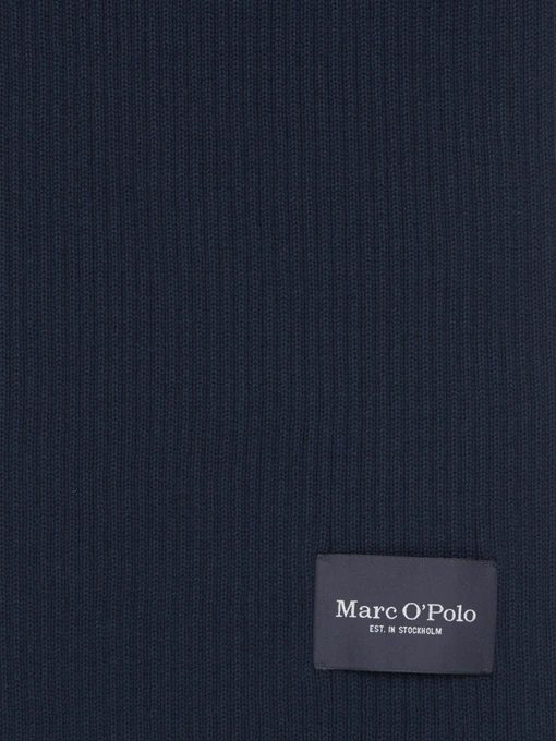 Marc O’Polo Шарф колір темно-синій фото 2