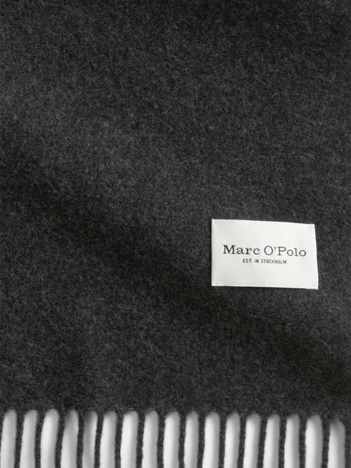 Marc O’Polo Шарф колір темно-сірий фото 2