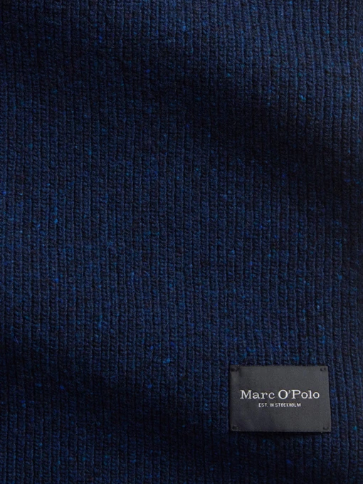 Marc O’Polo Шарф колір темно-синій фото 2