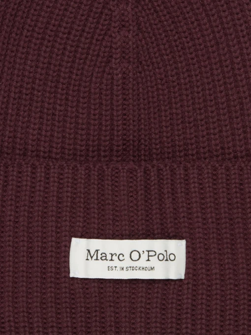 Marc O’Polo Шапка колір коричневий фото 2