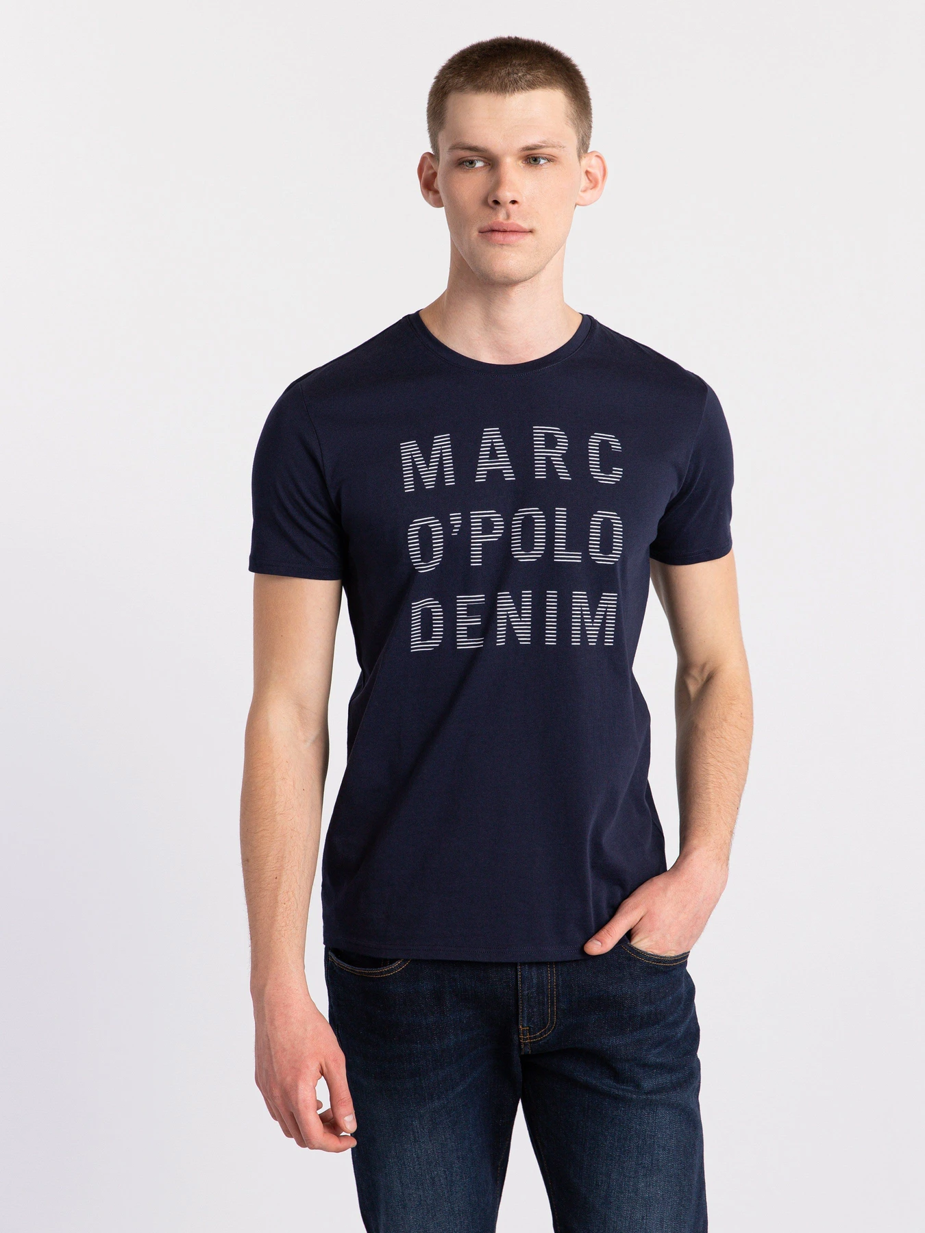 Футболки и поло Marc O’Polo DENIM модель B61232351042-U13 Футболки и поло Marc O’Polo DENIM модель B61232351042-U13 Фото