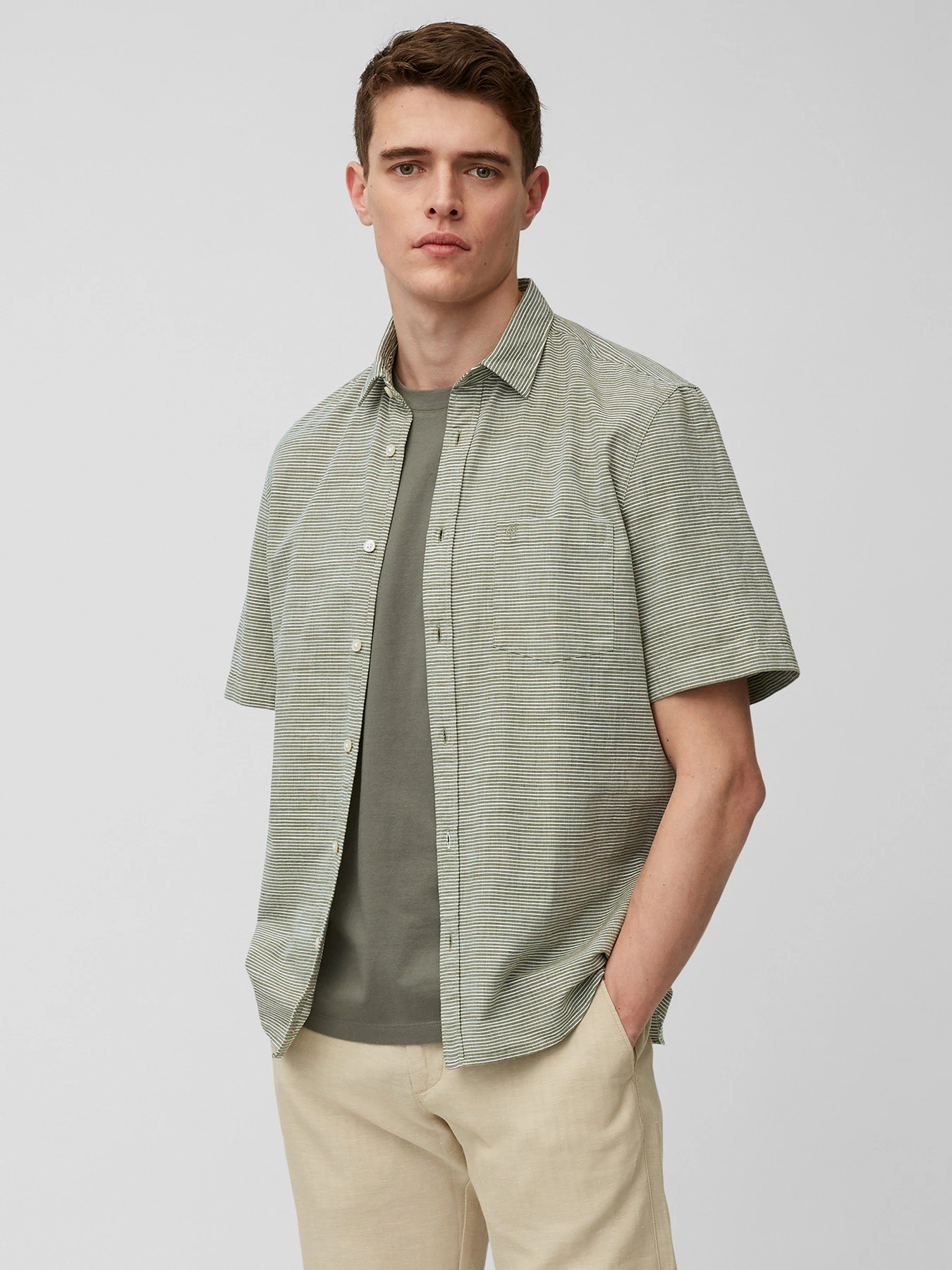 Сорочки Marc O’Polo модель 123727641030-X41 Сорочки Marc O’Polo модель 123727641030-X41 Фото