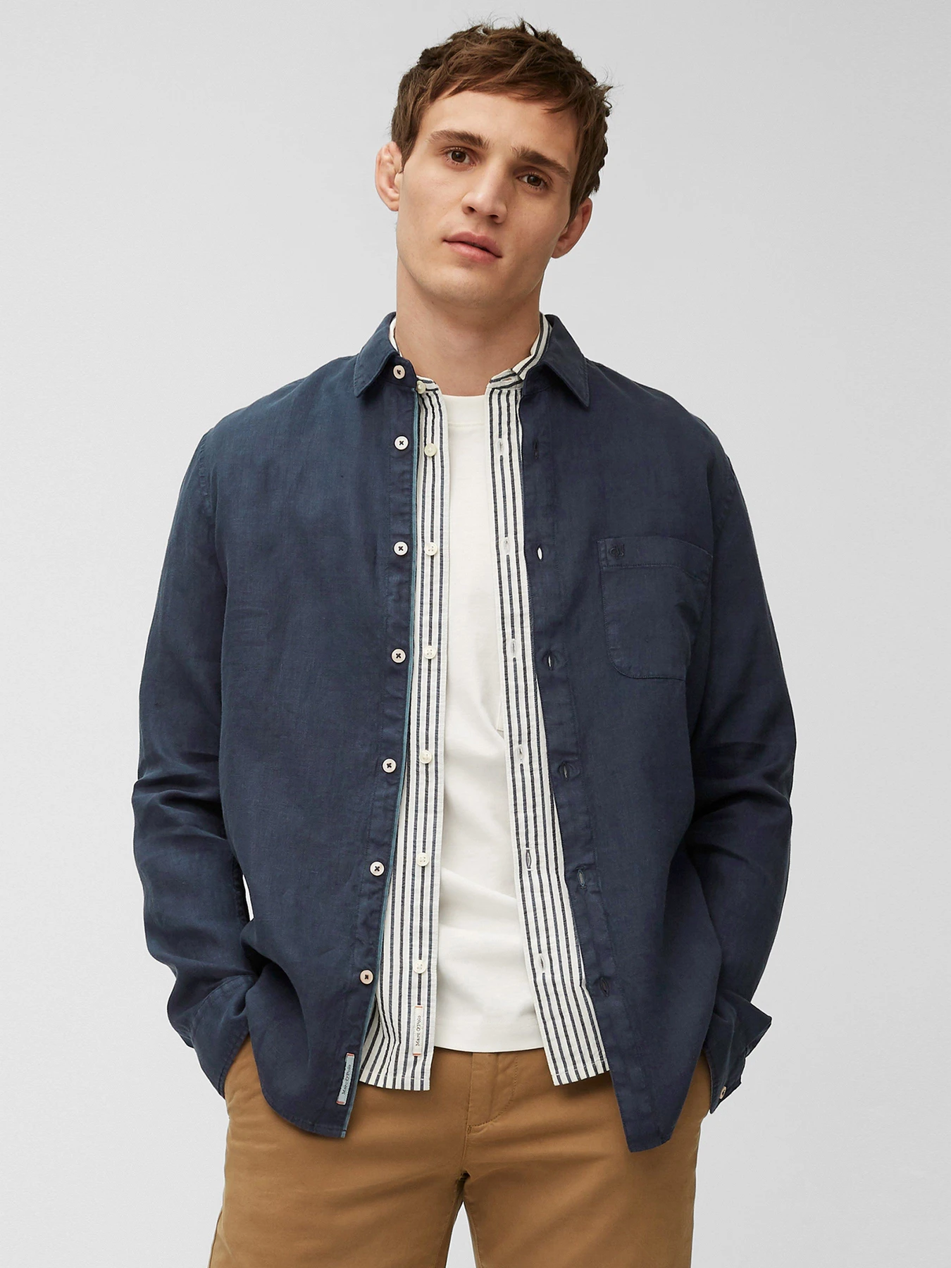 Рубашки Marc O’Polo модель M23742842082-896 Рубашки Marc O’Polo модель M23742842082-896 Фото
