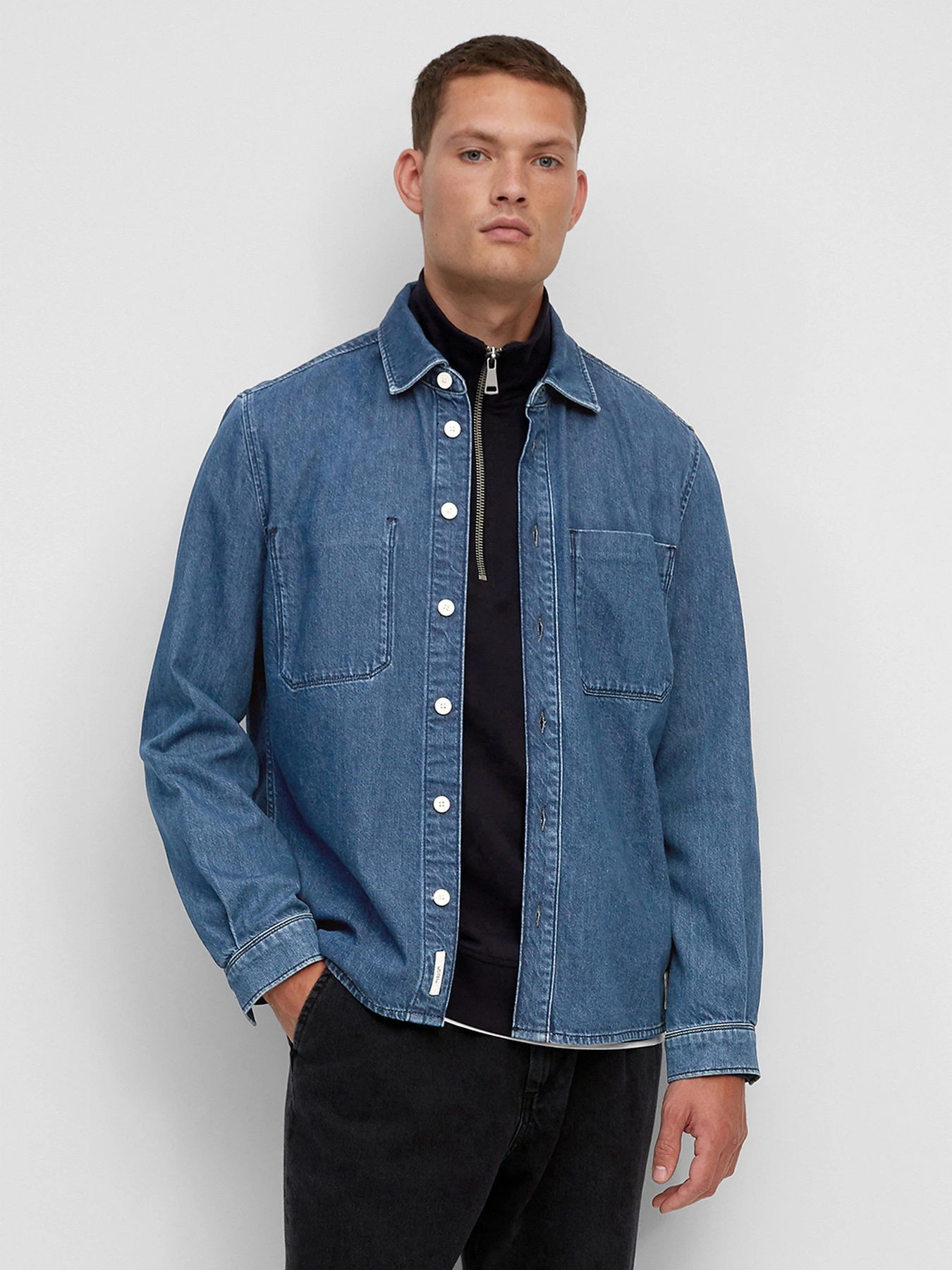 Сорочки Marc O'Polo denim модель 168923322002-Q15 Сорочки Marc O'Polo denim модель 168923322002-Q15 Фото