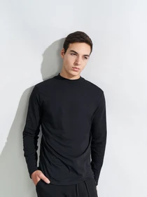 Худи и свитшоты Piazza Italia модель 51088_black Фото