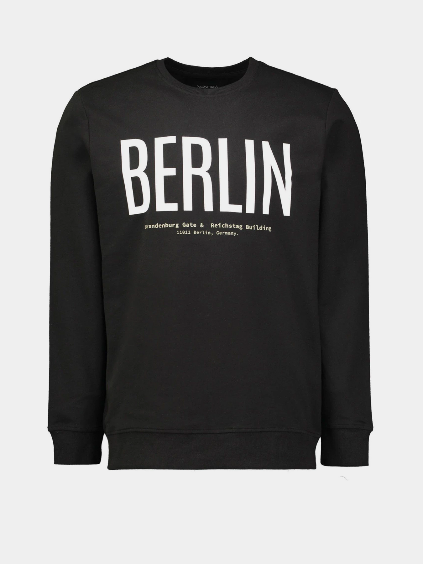 Худи и свитшоты Piazza Italia модель 04194_black Худи и свитшоты Piazza Italia модель 04194_black Фото