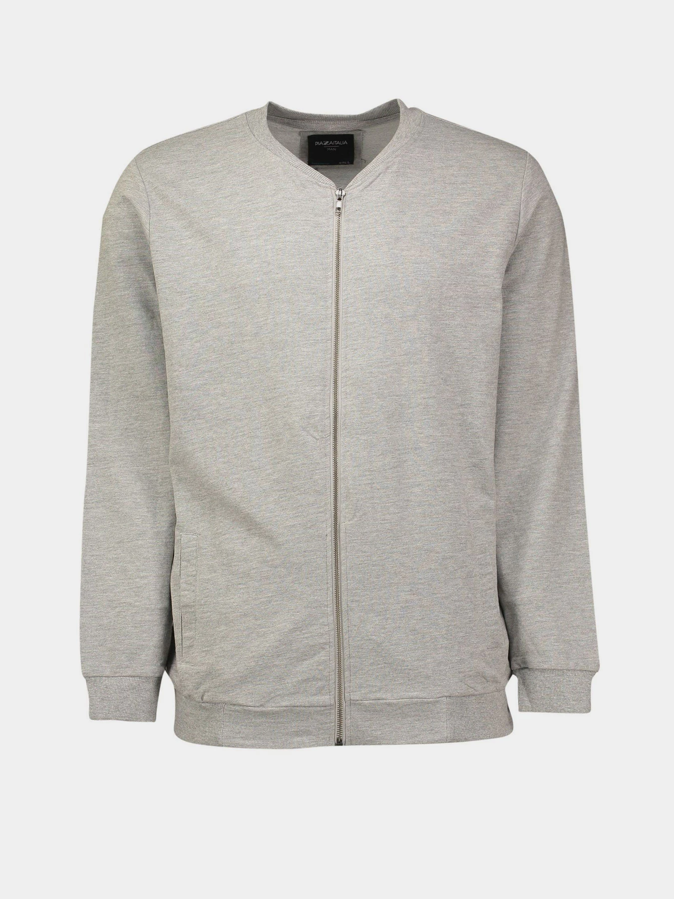 Худи и свитшоты Piazza Italia модель 04484_grey melange Худи и свитшоты Piazza Italia модель 04484_grey melange Фото