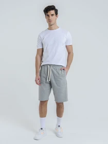 Шорты Piazza Italia модель 87230_grey melange Фото